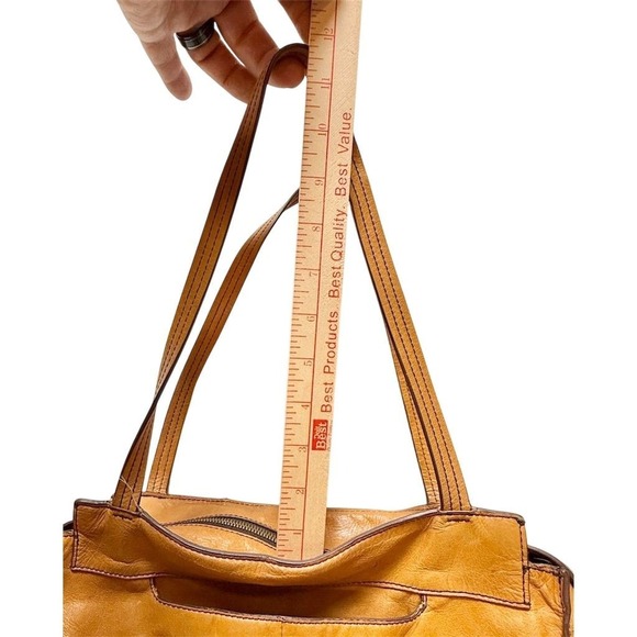 Hobo Women's Earth‎ Tone Leather Tote Bag Medium Chic Versatile Everyday flaws - Picture 5 of 16